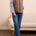 Tribal Women's Quilted Removable Hood Vest - Fossil