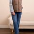 Tribal Women's Quilted Removable Hood Vest - A&M Clothing & Shoes - Westlock