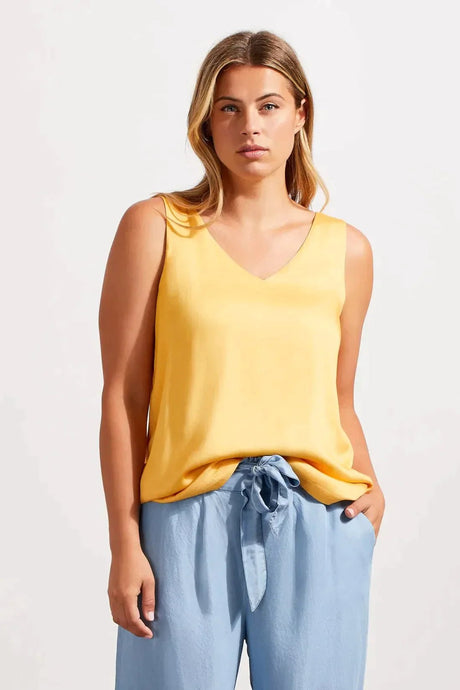 Tribal Women's Reversible Cami - Yellow