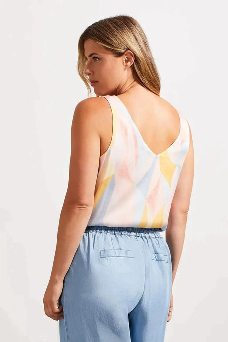 Tribal Women's Reversible Cami - Yellow