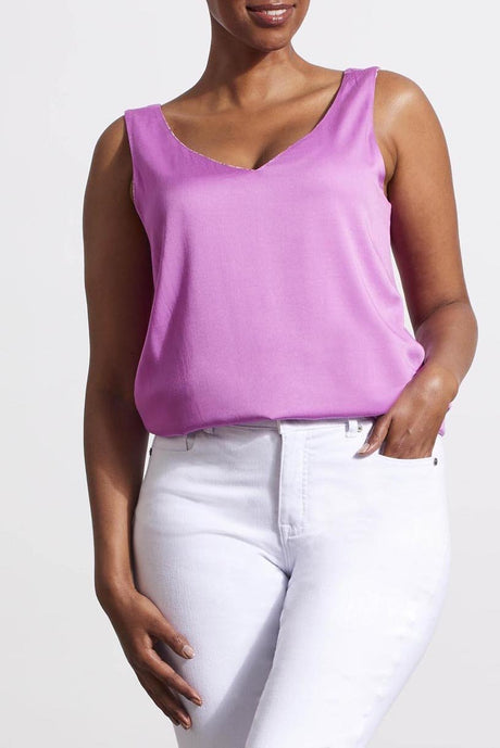 Tribal Women's Reversible Cami - Mauvelush