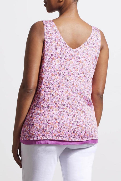 Tribal Women's Reversible Cami - Mauvelush