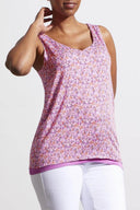 Tribal Women's Reversible Cami - Mauvelush