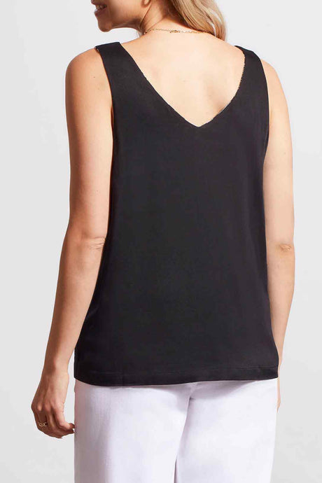 Tribal Women's Reversible Cami - Black/White