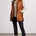 Tribal Women's Reversible Puffer Vest - Walnut