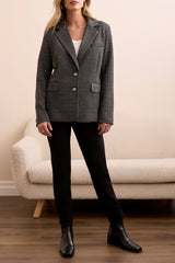 Tribal Women's Roll Sleeve Lined Blazer - A&M Clothing & Shoes - Westlock