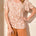 Tribal Women's Ruffle Sleeve Top - Pinecone