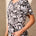 Tribal Women's Ruffle Sleeve Top - Black