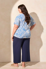 Tribal Women's Ruffle Sleeve Top Plus - A&M Clothing & Shoes Westlock