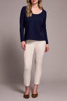 Tribal Women's Scoop Neck Knit Top - A&M Clothing & Shoes - Westlock