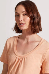 Tribal Women's Short Sleeve U - Neck Top - A&M Clothing & Shoes