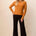 Tribal Women's Soft Viscose Long Sleeve Button Cuff Knit Top - Bronze