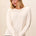 Tribal Women's Soft Viscose Long Sleeve Button Cuff Knit Top - Moonstone
