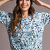 Tribal Women's Soft Yarn 3/4 Sleeve Crewneck Sweater - A&M Clothing & Shoes - Westlock