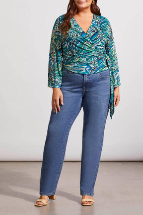 Tribal Women's Sophia 5-Pocket Jean Plus - Dark Vintage