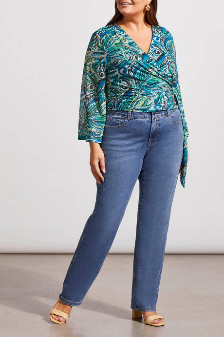Tribal Women's Sophia 5-Pocket Jean Plus - Dark Vintage