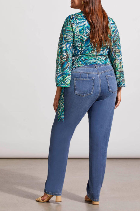 Tribal Women's Sophia 5-Pocket Jean Plus - Dark Vintage