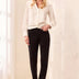 Tribal Women's Sophia Curvy Fit Straight Leg Jeans - Black