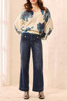 Tribal Women's Sophia Curvy Super Straight Ankle Jeans - A&M Clothing and Shoes