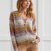 Tribal Women's Space Dye Sweater Cardi - A&M Clothing & Shoes - Westlock