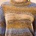 Tribal Women's Space-Dye Textured Mock Neck Puff Sleeve Sweater - A&M Clothing and Shoes