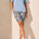 Tribal Women's SS Crew Neck Top - Scuba Blue