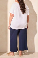 Tribal Women's SS Crew Neck Top Plus - A&M Clothing & Shoes Westlock