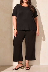 Tribal Women's SS Crew Neck Top Plus - A&M Clothing & Shoes Westlock