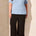 Tribal Women's SS Crew Neck Top Plus - Scuba Blue