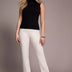 Tribal Women's Textured Sleeveless Mock Neck Top - A&M Clothing & Shoes - Westlock