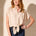 Tribal Women's Tie Front Top - French Oak