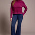 Tribal Women's Turtleneck High Low Sweater - A&M Clothing & Shoes - Westlock