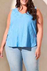 Tribal Women's V Neck Tank Plus - A&M Clothing & Shoes Westlock