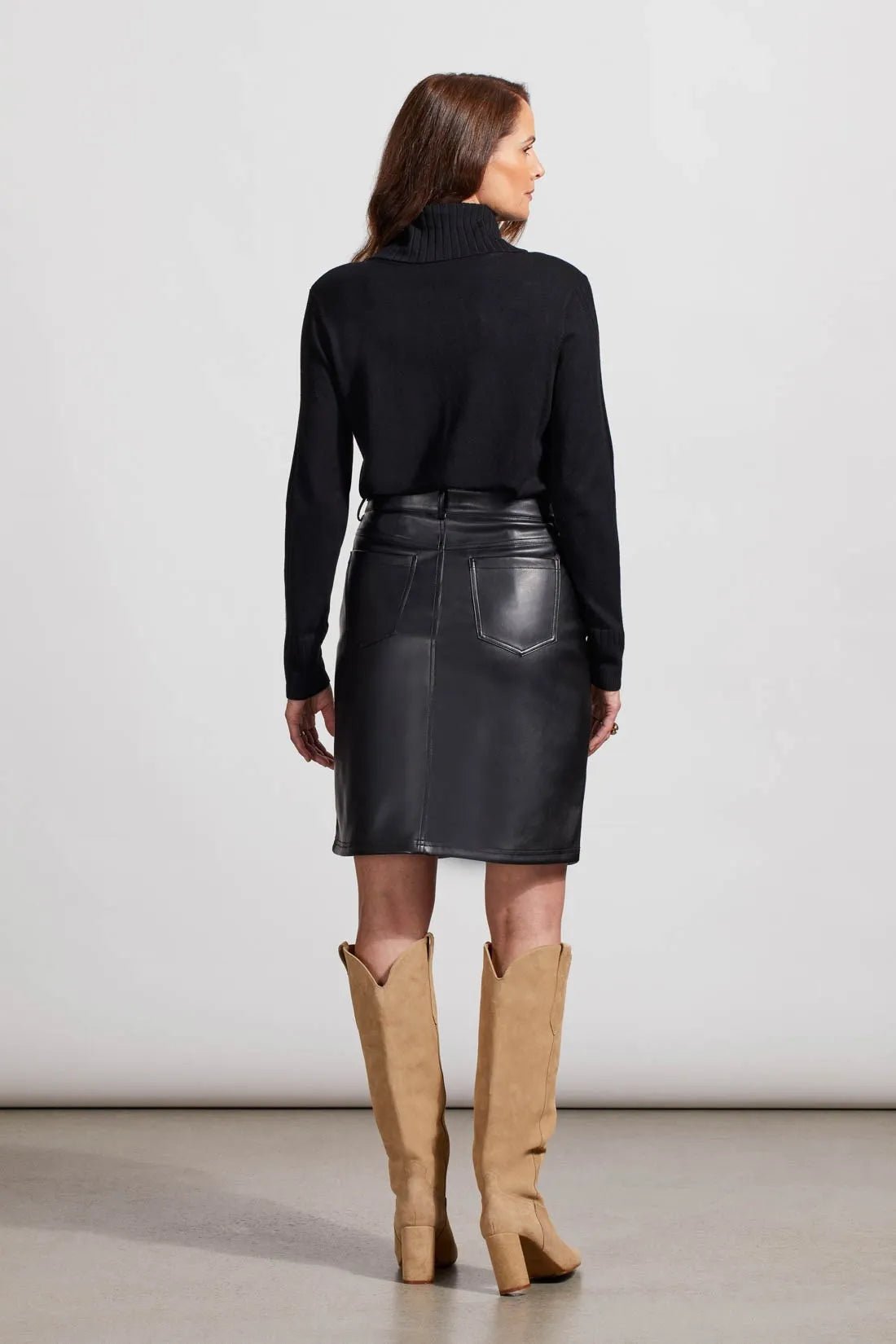 Tribal Women's Vegan Leather Skirt - A&M Clothing & Shoes - Westlock