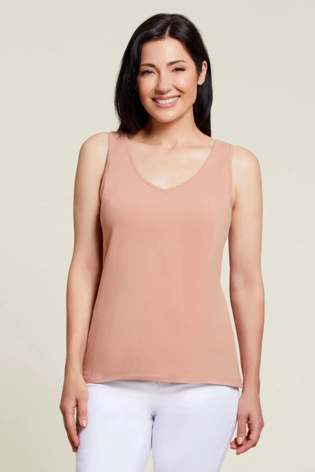 Tribal Women's Wear 2 Ways Tank - Clay