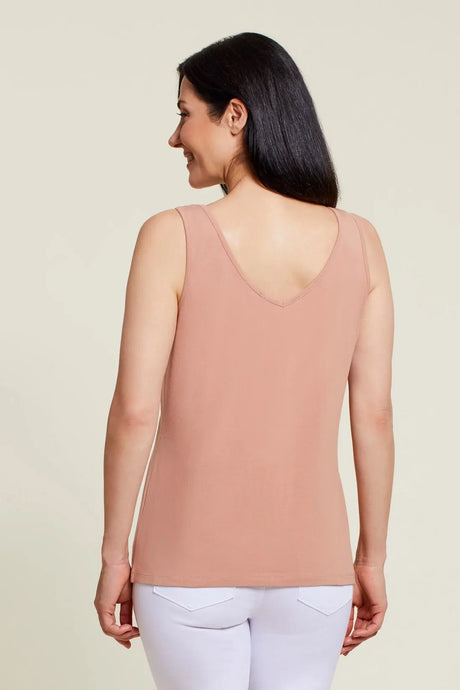 Tribal Women's Wear 2 Ways Tank - Clay