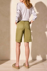 Tribal Women's Wide Leg Bermuda - A&M Clothing & Shoes Westlock