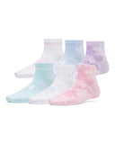 UA Boys/Girls Essential Quarter 6pk Socks - Prime/White