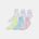 UA Boys/Girls Essential Quarter 6pk Socks - Pink/Yellow