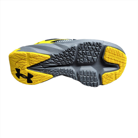 UA Kids Boys' Scramjet 6 AL Running Shoe - Black/Taxi