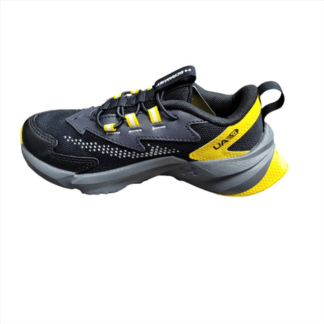 UA Kids Boys' Scramjet 6 AL Running Shoe - Black/Taxi