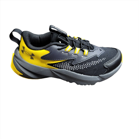 UA Kids Boys' Scramjet 6 AL Running Shoe - Black/Taxi