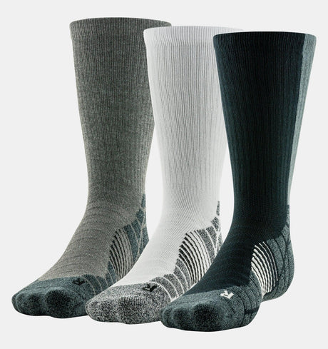 UA Men's Elevated 3pk Crew Socks - A&M Clothing & Shoes - Westlock