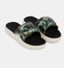 UA Men's Ignite Pro 8 Graphic Slide Sandals - Marine Green