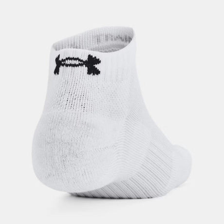 UA Training Cotton Low Cut 3pk Socks - Black