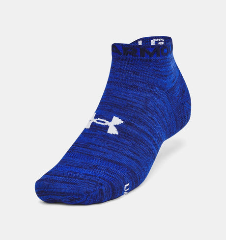 UA Unisex Essential 6-Pack Low Cut Socks - Royal/Grey