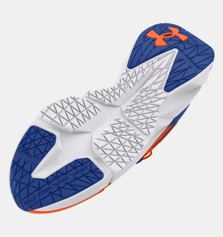 UA Youth Boys Scramjet 6 Running Shoe - Orange/Blue