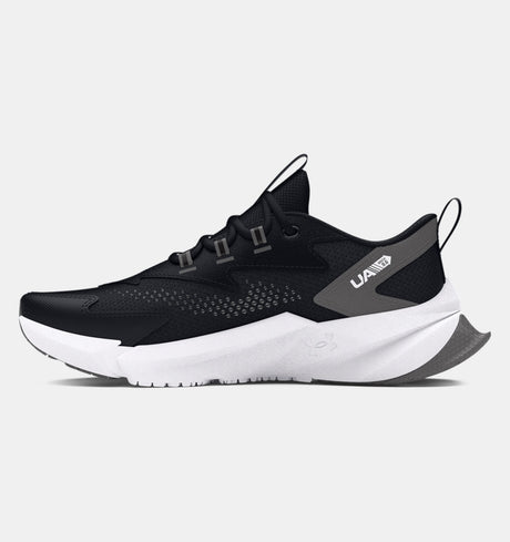 UA Youth Boys Scramjet 6 Running Shoe - Black/White