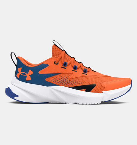 UA Youth Boys Scramjet 6 Running Shoe - Orange/Blue