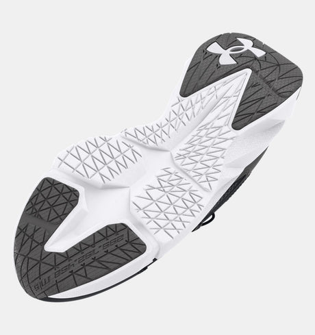 UA Youth Boys Scramjet 6 Running Shoe - Black/White
